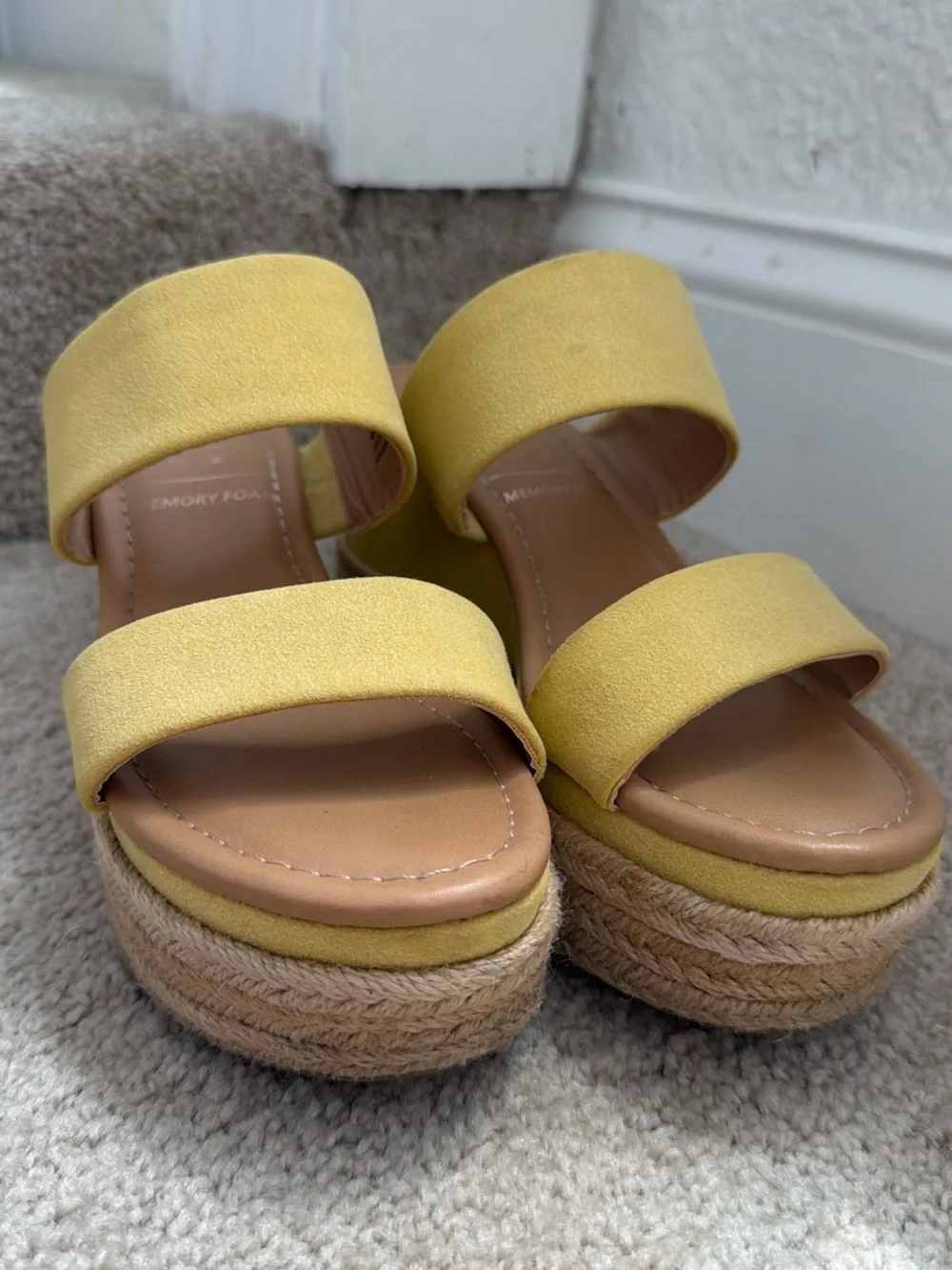 Lauren Conrad yellow wedges